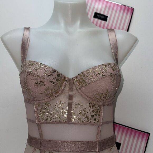 🔥Victoria’s Secret lingerie corset sz 32C collection 09/17 New - Picture 5 of 6